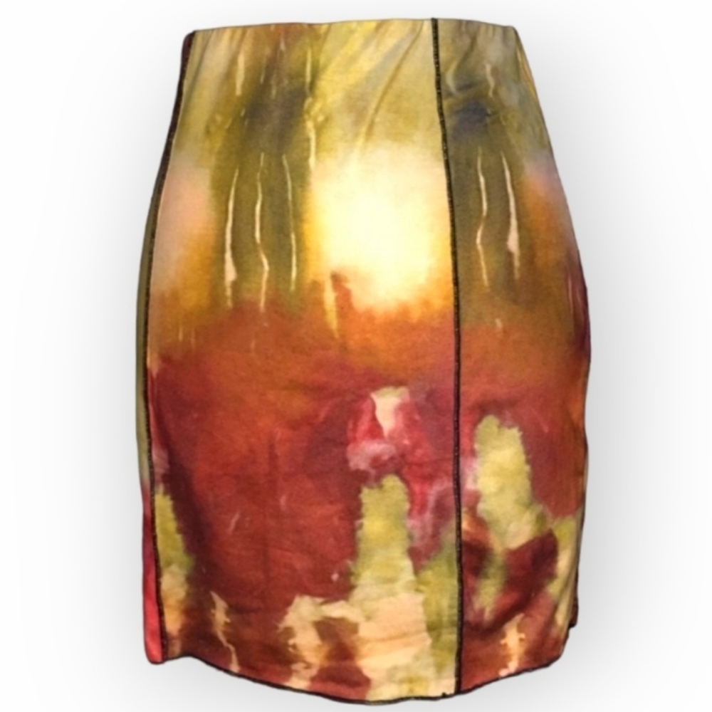 SHEIN tie dye bodycon miniskirt - Picture 1 of 3